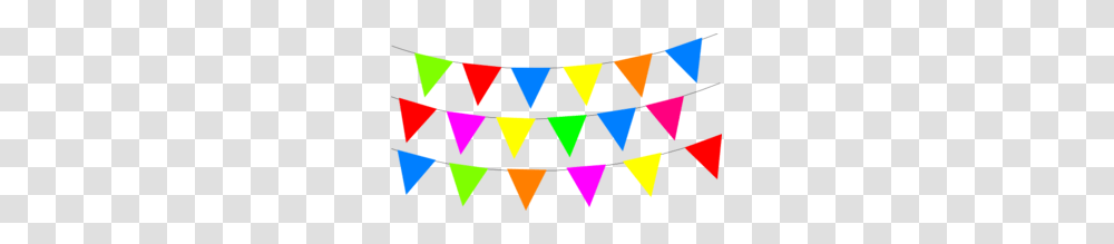 Bright Rainbow Bunting Clip Art, Lighting, Apparel, Triangle Transparent Png
