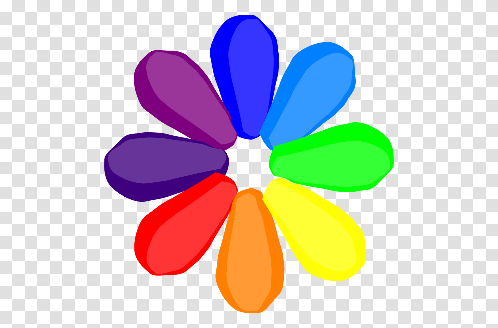 Bright Rainbow Daisy Clip Art For Web, Sweets, Food, Confectionery, Balloon Transparent Png