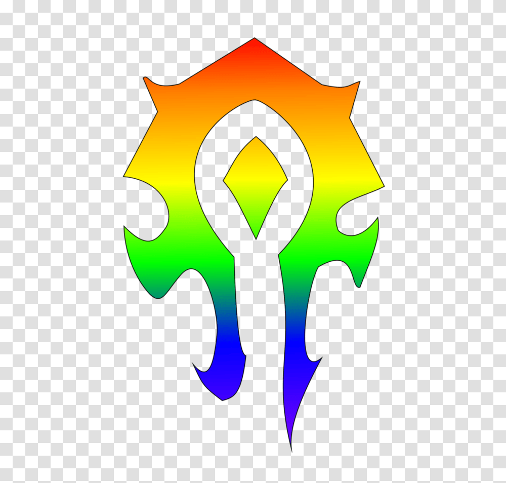 Bright Rainbow Horde Symbol, Light, Torch, Flare, Flame Transparent Png