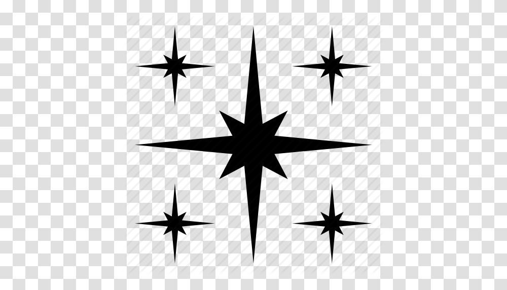 Bright Religion Religious Shine Shiny Star Stars Icon, Compass Math, Pattern, Silhouette Transparent Png