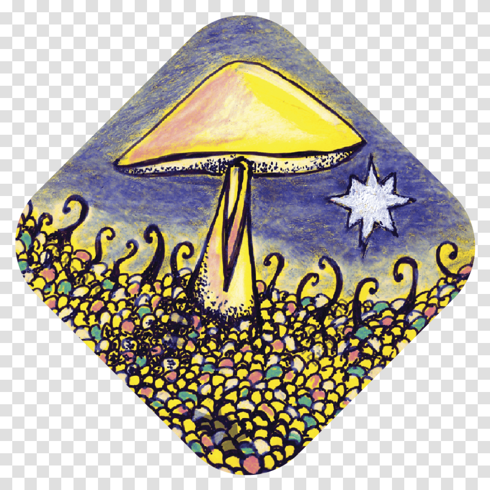 Bright Star Mushroom Magnet Mag551 Natural Environment, Lamp, Art, Porcelain, Pottery Transparent Png