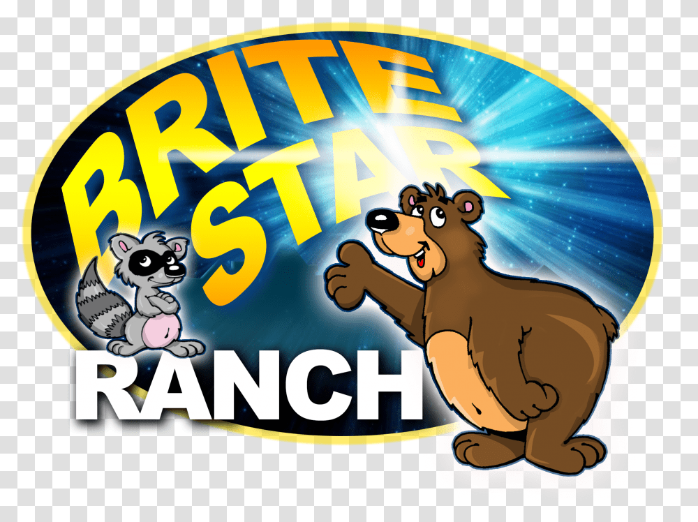 Bright Star Ranch Logo Cartoon, Word, Animal, Mammal Transparent Png