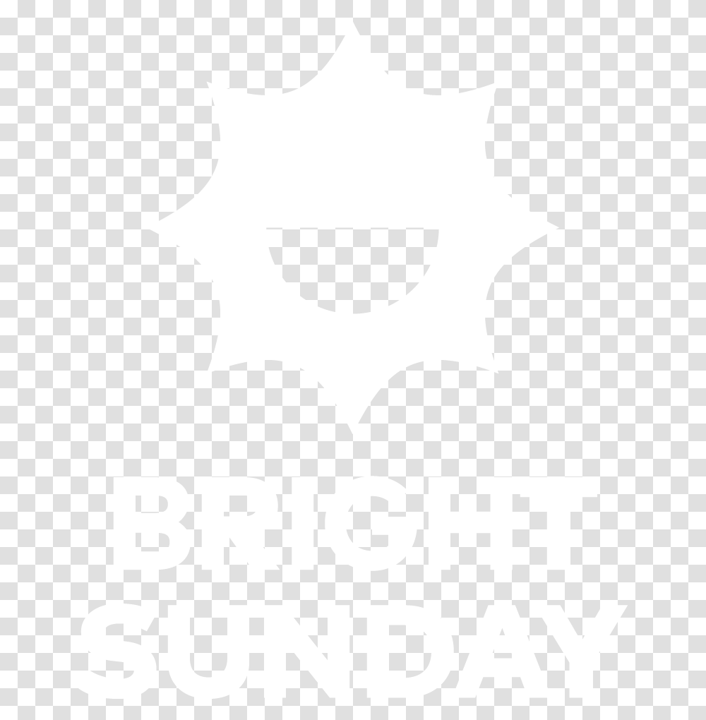 Bright Sunday Logo White Poster, Texture, White Board, Apparel Transparent Png