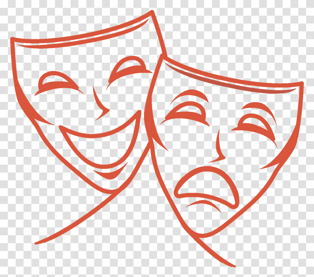 Brightmasks Theatre Red Face, Heart Transparent Png