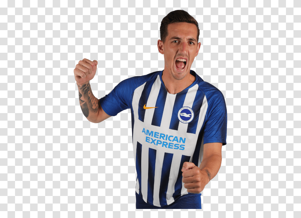 Brighton Hove Albion Athlete, Clothing, Person, Shirt, People Transparent Png