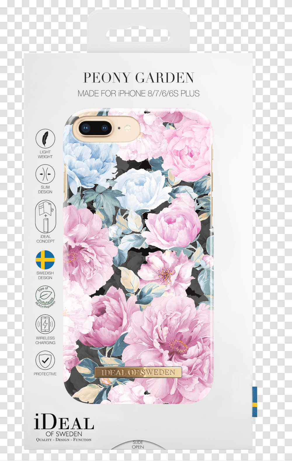 Brightstar Iphone 8 Plus Case Peony Garden Ideal Of Sweden Peony Garden Iphone 8, Electronics, Mobile Phone, Cell Phone, Plant Transparent Png