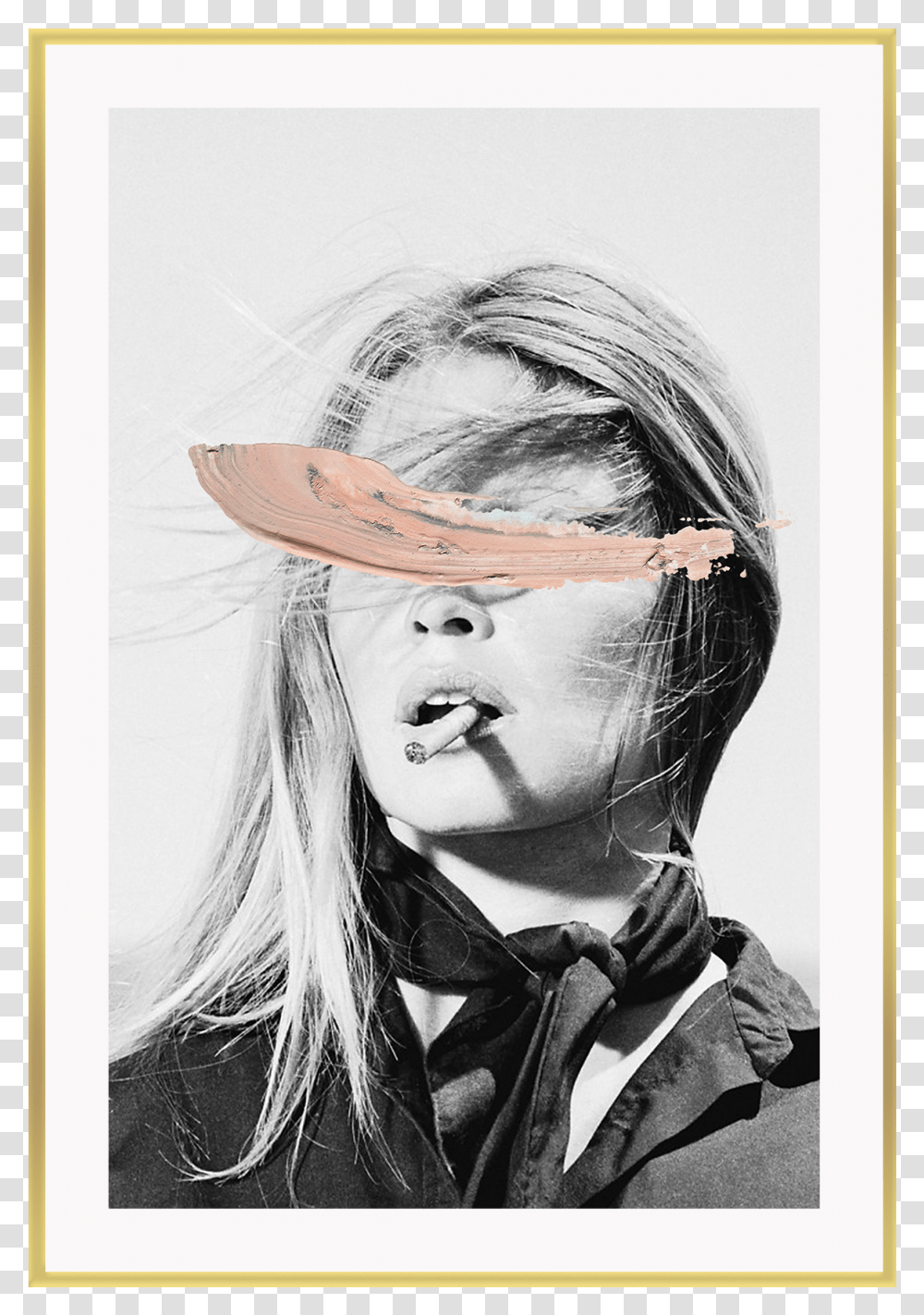 Brigitte Bardot Smoking Poster, Apparel, Person, Human Transparent Png