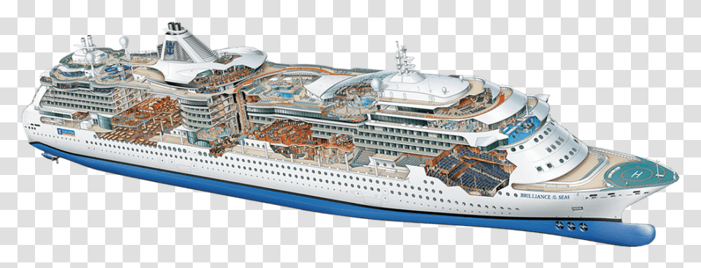 Brilliance Of The Seas, Boat, Vehicle, Transportation, Ship Transparent Png