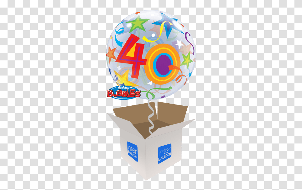 Brilliant Stars 40 Bubble Balloon, Box, Rattle Transparent Png