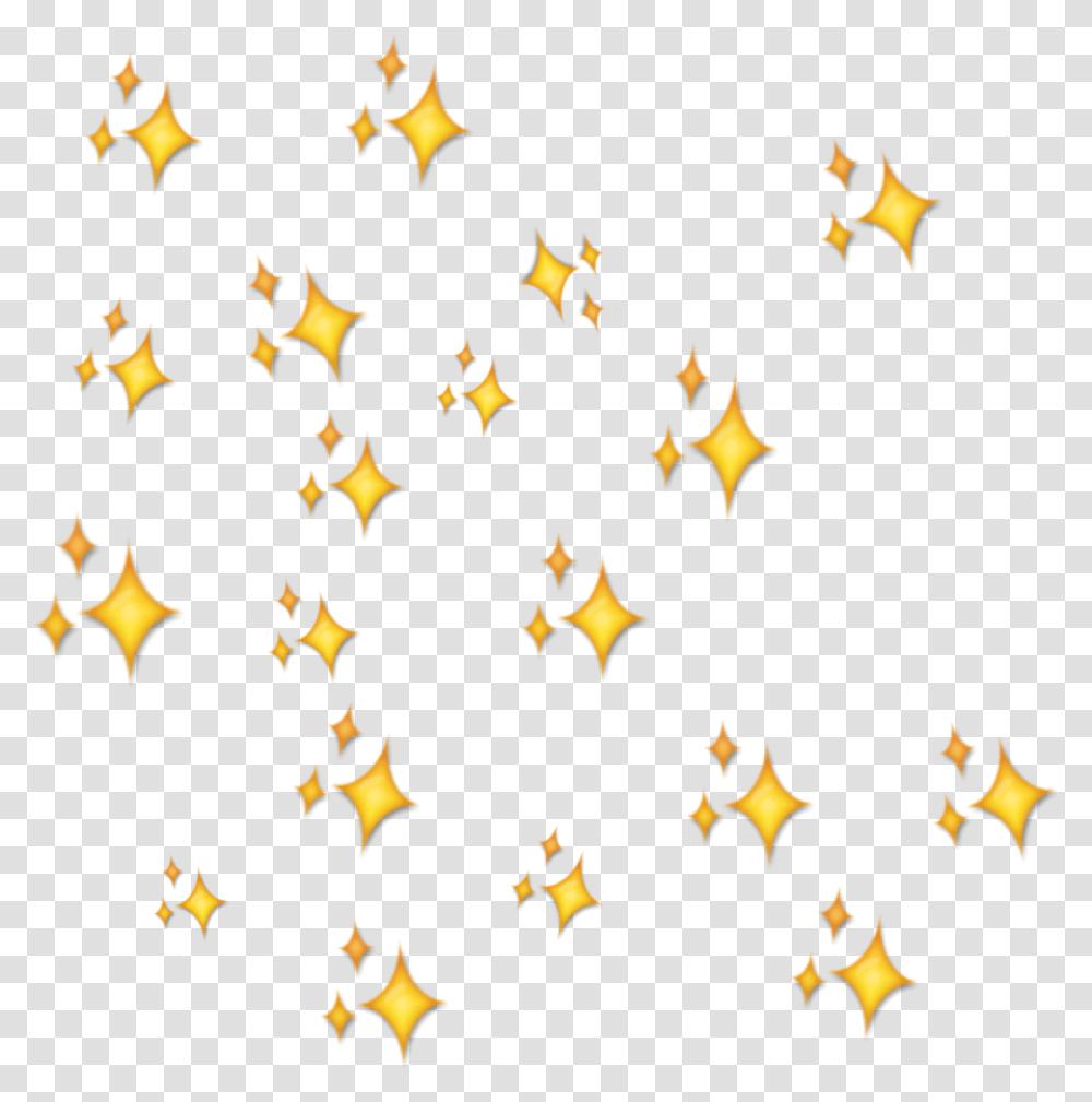 Brillos Estrellas Emoji Emoji De Brillos Tumblr Brillos, Star Symbol, Bonfire, Flame Transparent Png