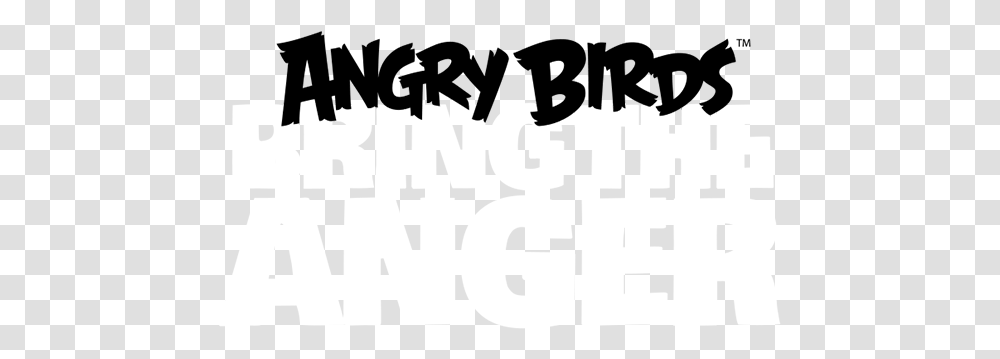 Bring The Anger Angry Birds Angry Bird Font, Text, Alphabet, Label, Clothing Transparent Png