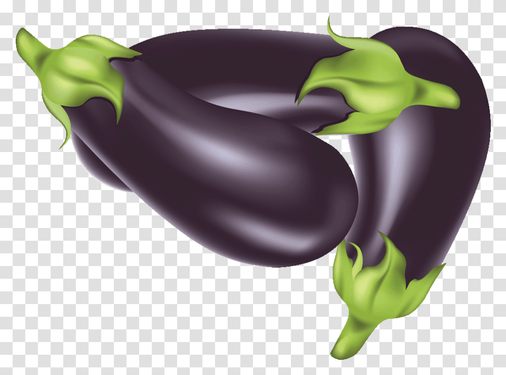 Brinjal Clipart Black And White Eggplant Free Vector, Vegetable, Food Transparent Png