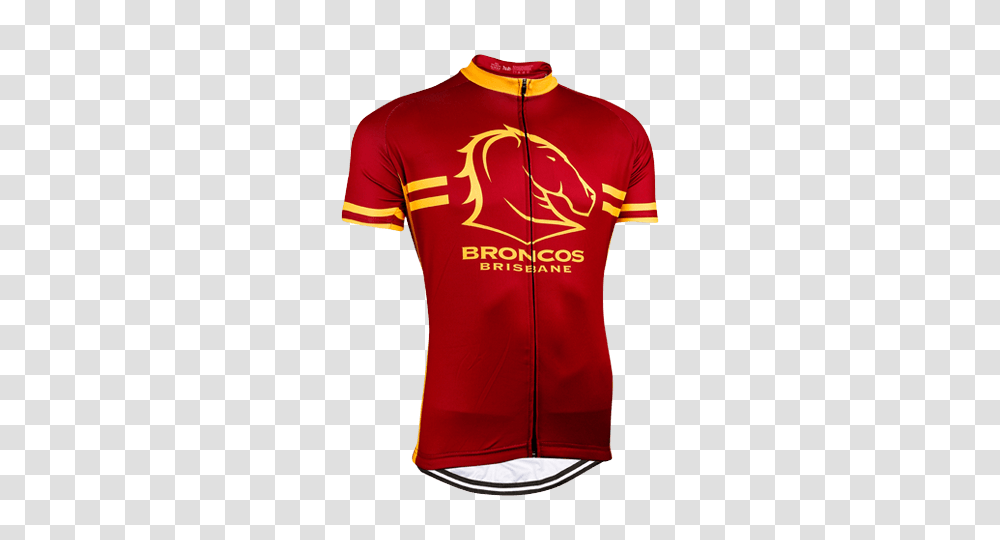 Brisbane Broncos Nrl Licensed Short Sleeve Jersey Hub Cycling, Apparel, Shirt, T-Shirt Transparent Png