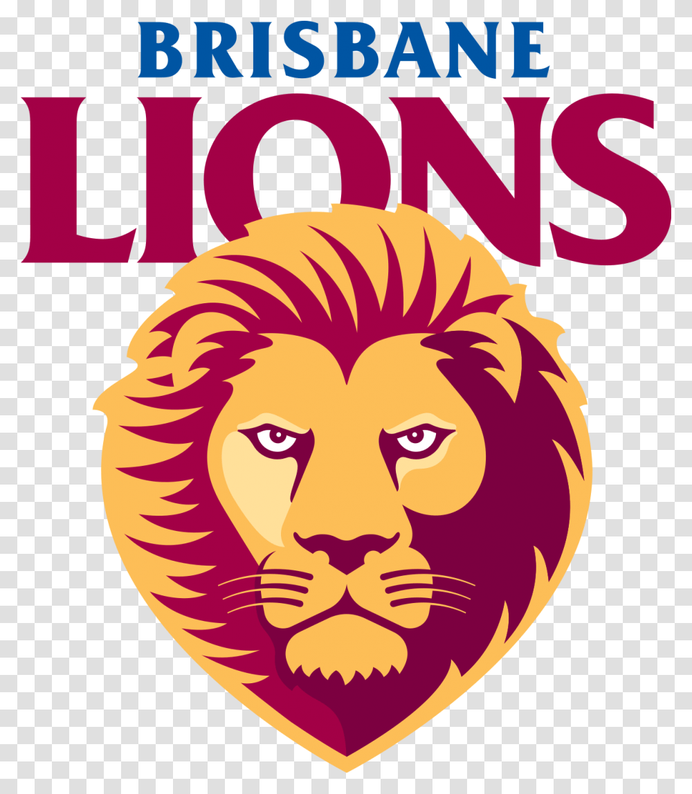 Brisbane Lions Logo, Advertisement, Poster, Flyer, Paper Transparent Png