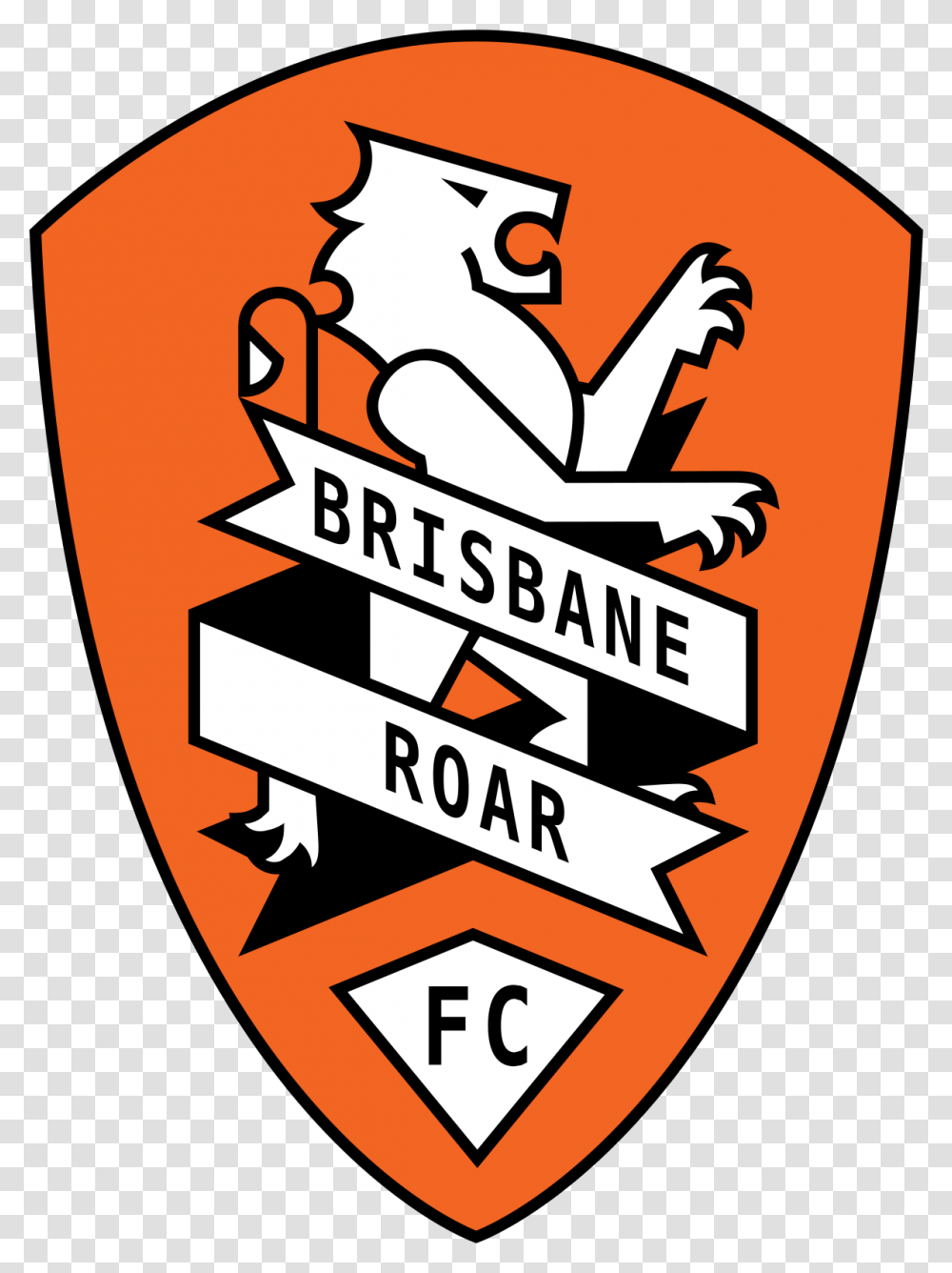 Brisbane Roar Logo, Label, Poster, Advertisement Transparent Png