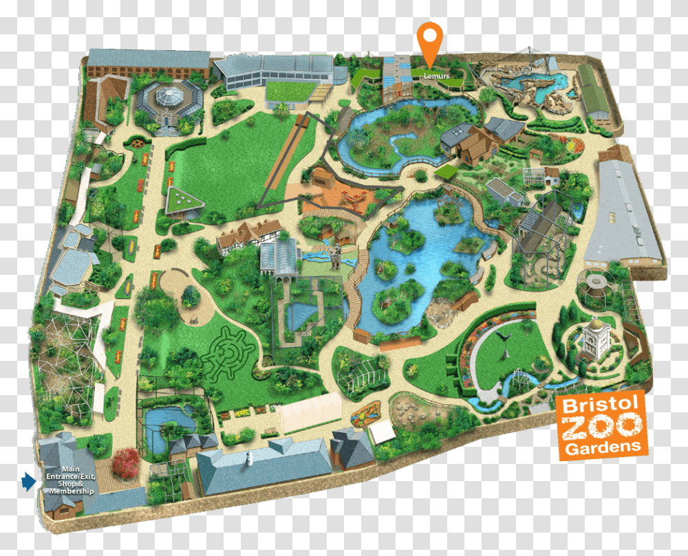 Bristol Zoo Gardens Map, Theme Park, Amusement Park, Water, Birthday Cake Transparent Png