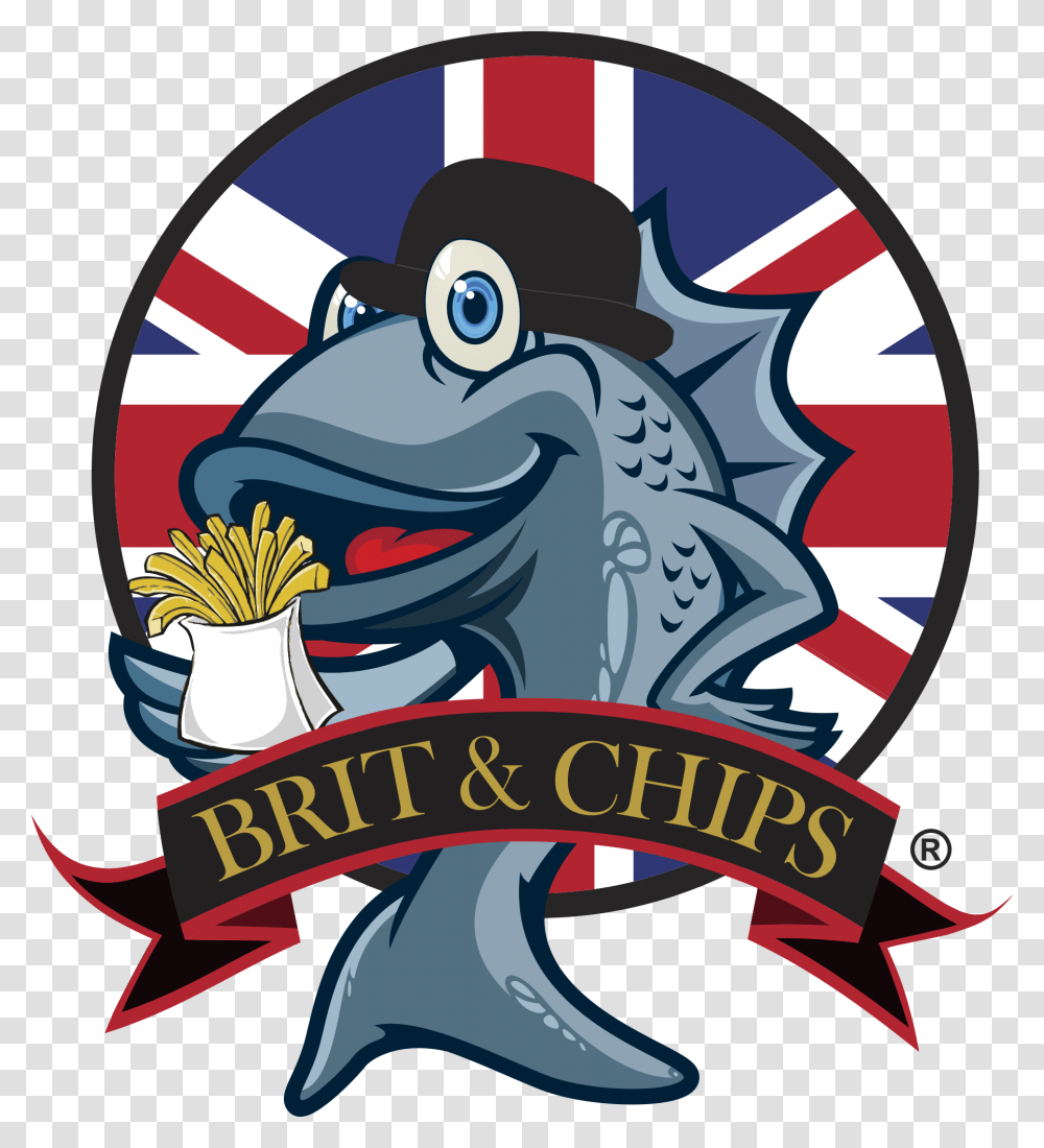 Brit Amp Chips, Dragon, Poster, Advertisement Transparent Png