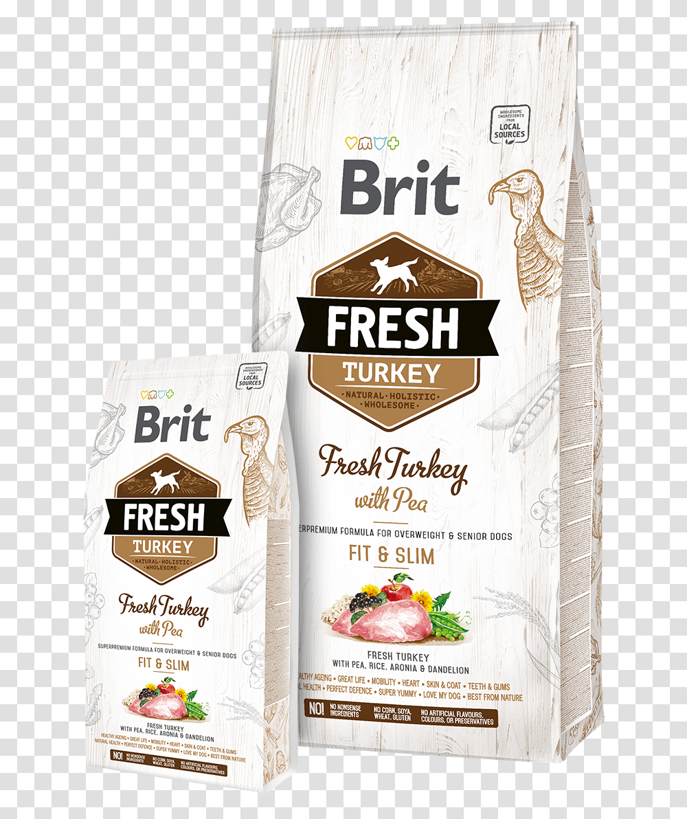 Brit Fresh Dog Food, Bird, Animal, Advertisement, Poster Transparent Png