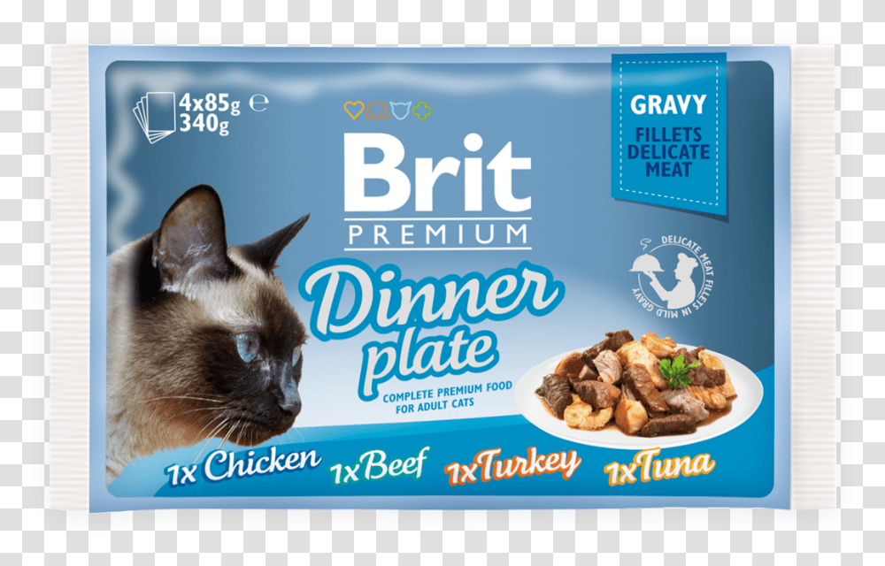 Brit Premium Pouch Cat, Pet, Mammal, Animal, Advertisement Transparent Png