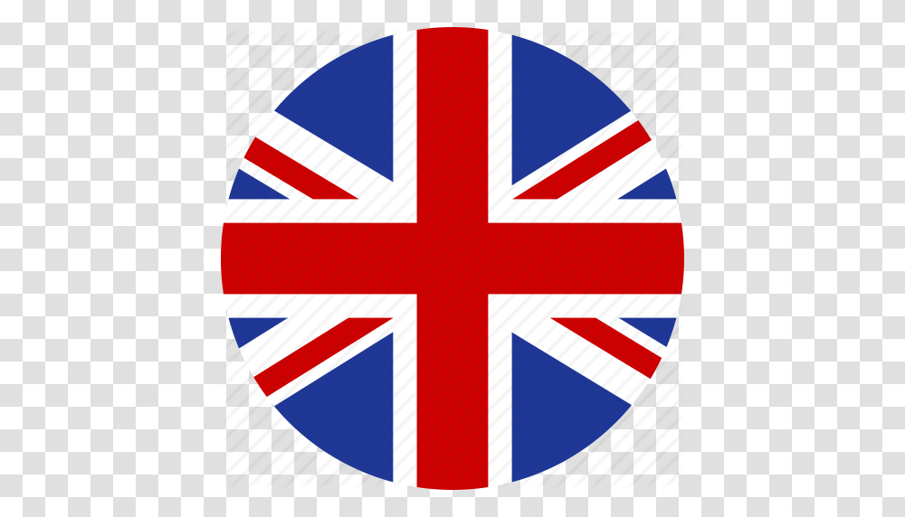 Britain British Circle England Flag Great Kingdom United Icon, Logo, Trademark, First Aid Transparent Png