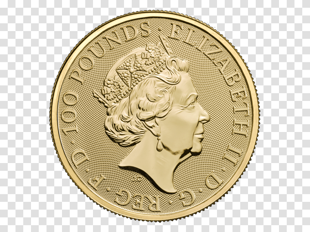Britannia 1 Oz Gold 2019, Coin, Money Transparent Png