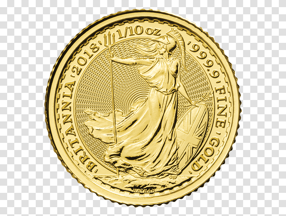 Britannia 2018 110 Oz Gold CoinSrc Https 1 Oz Gold Britannia 2018, Money, Clock Tower, Architecture, Building Transparent Png