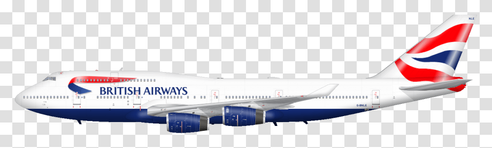 British Airways 747, Airplane, Aircraft, Vehicle, Transportation Transparent Png