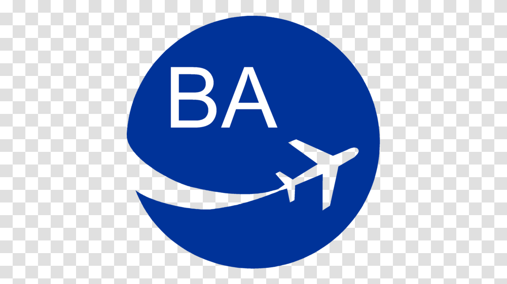 British Airways News Circle Airplane Icon, Text, Symbol, Logo, Trademark Transparent Png