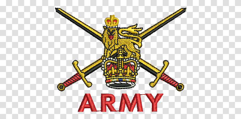 British Army Logo - Customembroidery British Army Logo, Architecture, Building, Emblem, Symbol Transparent Png