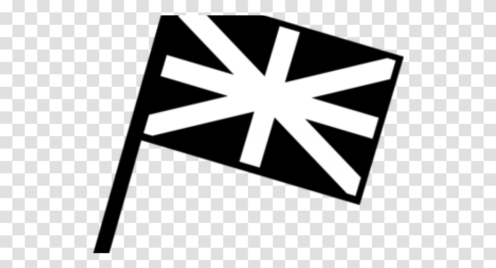 British Flag Clipart Black And White, Cross, Outdoors, Star Symbol Transparent Png