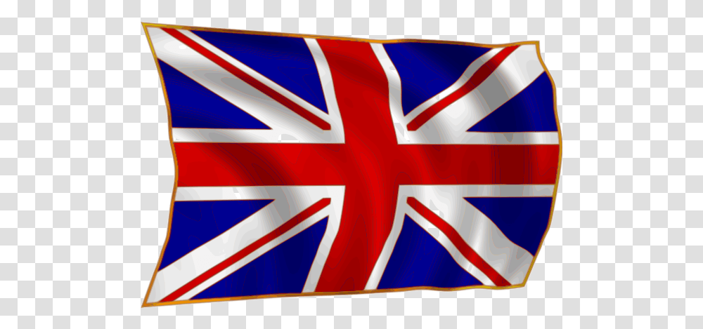 British Flag In Wind Vector Illustration Background British Flag Transparent Png