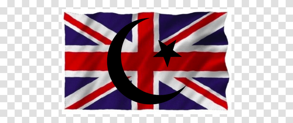 British Flag Ripped In Half, American Flag, Star Symbol Transparent Png