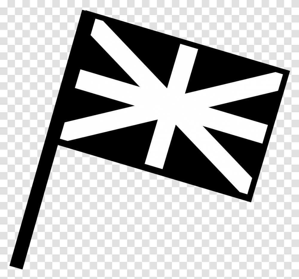 British Flag Vector Black And White, Cross, Snowflake Transparent Png