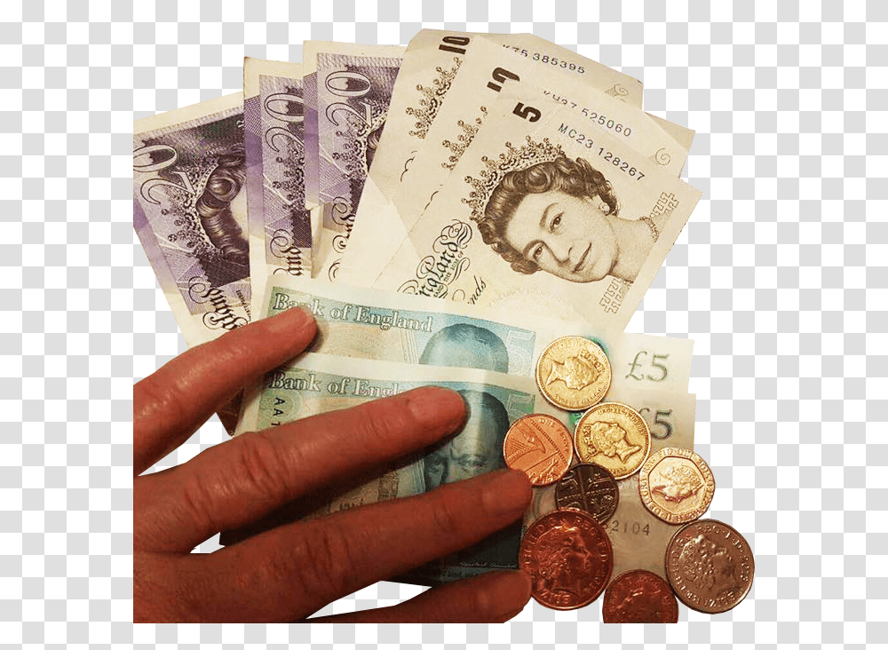 British Money Image Financial British Money Background, Person, Human, Passport, Id Cards Transparent Png