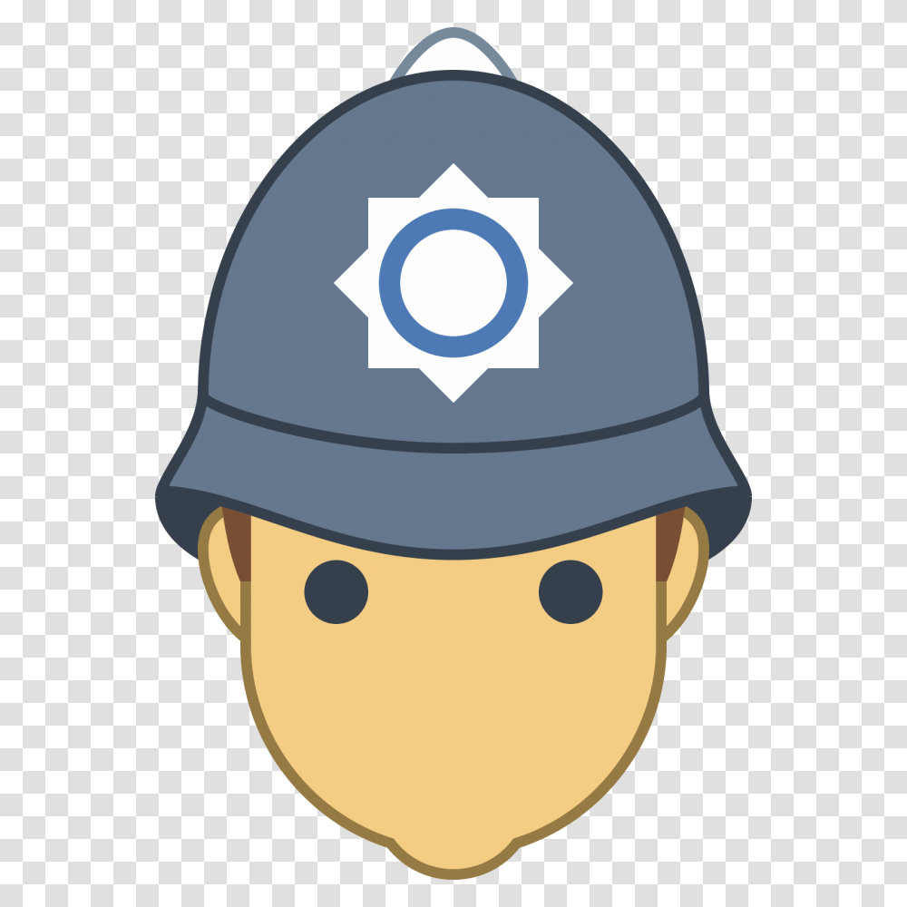 British Police Officer Icon, Apparel, Helmet, Hardhat Transparent Png