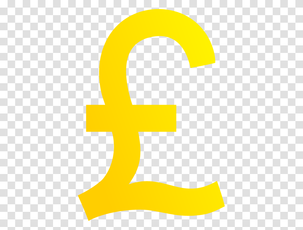 British Pound Sign Gold Clip Art, Number, Alphabet Transparent Png