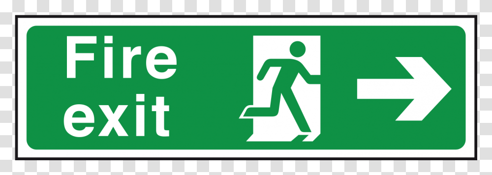 British Standard Fire Exit SignTitle Arrow Right Fire Exit Sign Up, Road Sign, First Aid Transparent Png