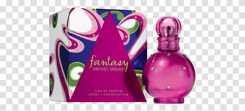Britney Spears Fantasy Eau De Parfum Spray Fantasy De Britney Spears, Bottle, Cosmetics, Perfume, Snowman Transparent Png
