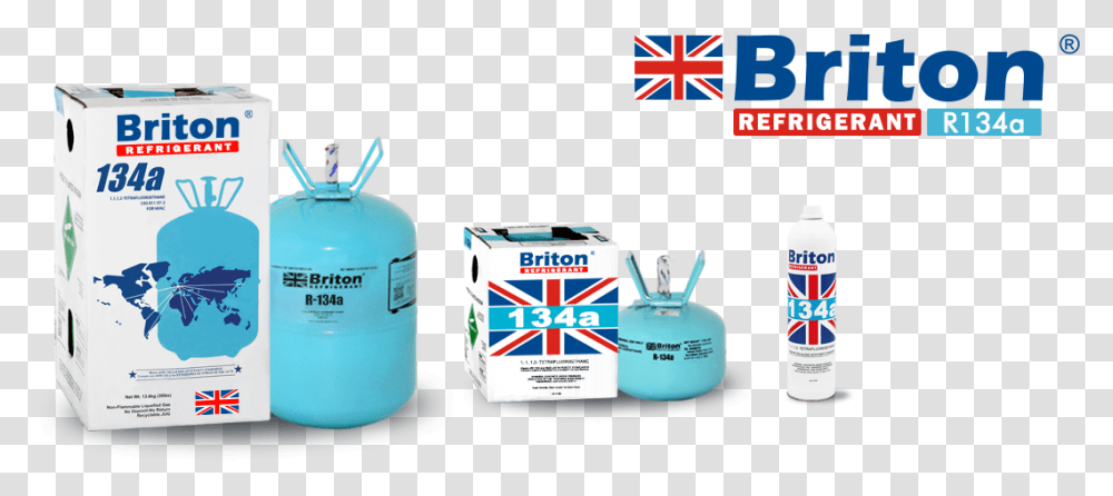Briton R 134a Refrigerant Gas Briton, Milk, Beverage, Drink, Cylinder Transparent Png