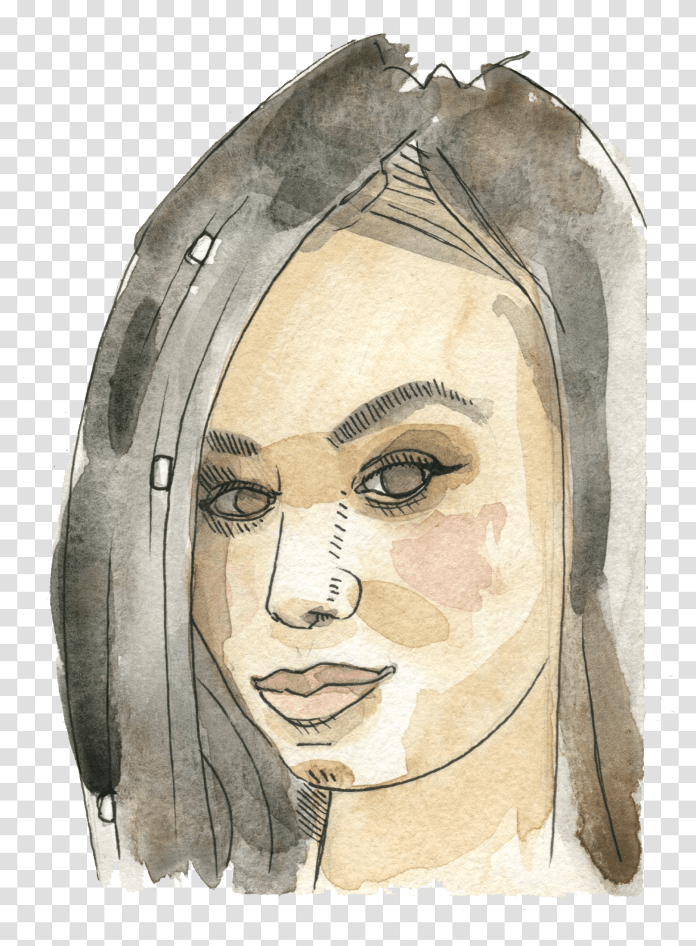 Brittany Nicole Howard Special Effects Makeup Artist Sketch, Person, Drawing, Face, Head Transparent Png
