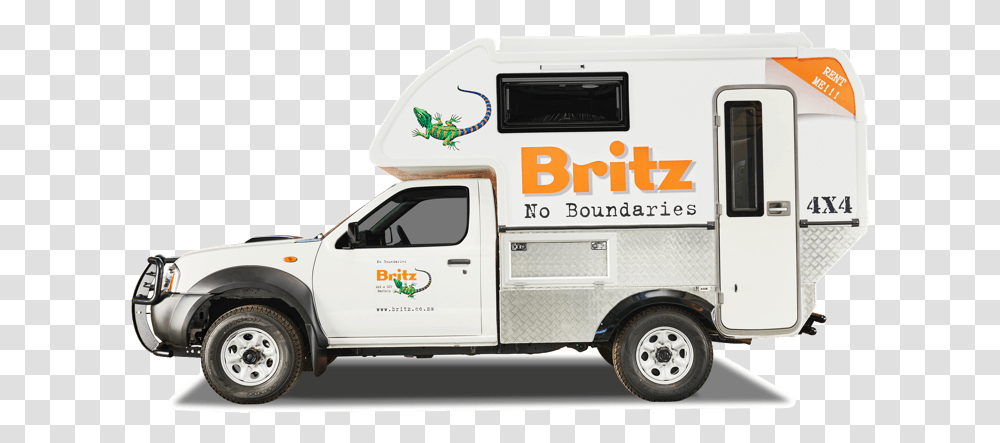 Britz Nissan Single Cab Navi, Van, Vehicle, Transportation, Moving Van Transparent Png