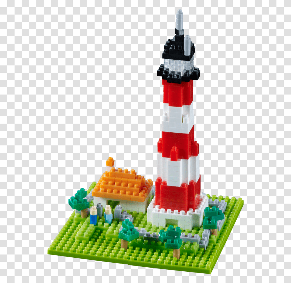 Brixies Lighthouse 3d Motif Building Blocks, Architecture, Food, Dessert, Beacon Transparent Png