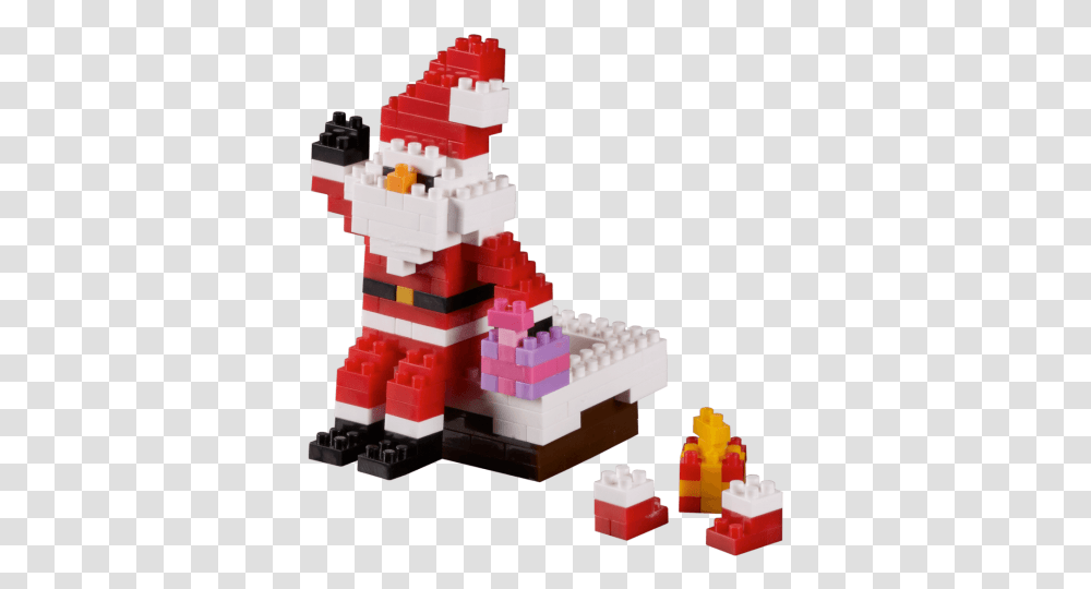 Brixies Santa Construction Set Toy, Minecraft, Food Transparent Png