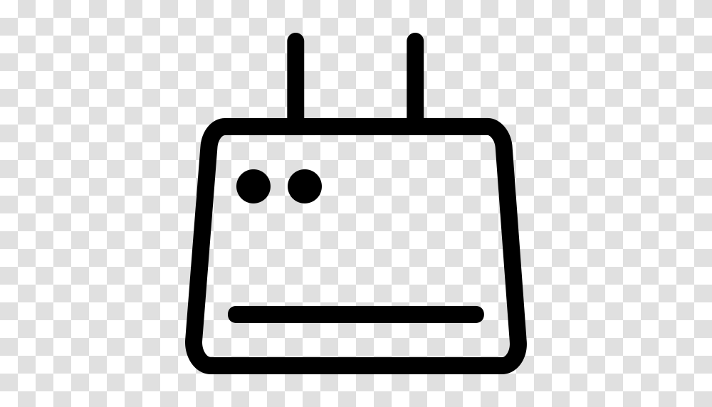 Broadband Internet Modem Icon With And Vector Format, Gray, World Of Warcraft Transparent Png