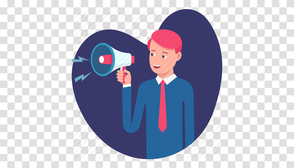 Broadcast Business Sound Speaker Icon People Announcement Icon, Poster, Advertisement, Tie, Accessories Transparent Png