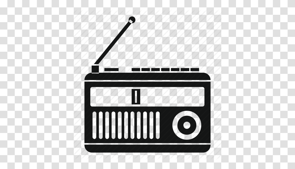 Broadcast Music Old Radio Retro Speaker Vintage Icon, Cassette, Electronics Transparent Png