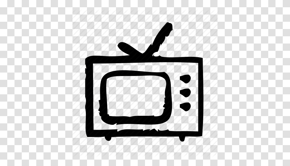 Broadcast News Newscast Old Television Tv Icon, Cushion, Machine, Cowbell, Electronics Transparent Png