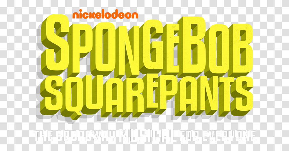 Broadway Musical & Free Musicalpng Spongebob Musical Logo, Text, Word, Plant, Vegetation Transparent Png