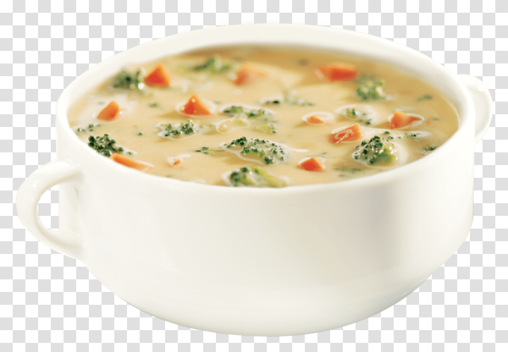 Broccoli Cheddar Soup Quiznos Soups, Bowl, Dish, Meal, Food Transparent Png