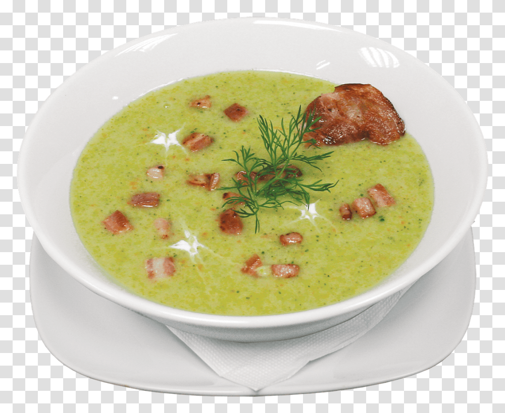 Broccoli Cheese Soup Recipe Green Soup Background, Bowl, Dish, Meal, Food Transparent Png